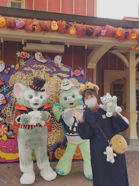 「halloween」｜「アイテム（ワンピース/ドレス）」を使った、🍪norabearさん（レディース・160cm）の秋コーディネート