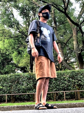 「COACH」｜「アイテム（PC・スマホグッズ/家電）」を使った、*shu*さん（メンズ・171cm）の夏コーディネート