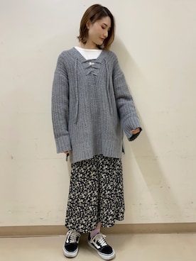 mizukiさん（レディース・160cm）の冬コーディネート