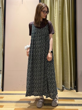 「Green　Parks（グリーンパークス）のアイテム」を使った、mizukiさん（レディース・160cm）の夏コーディネート
