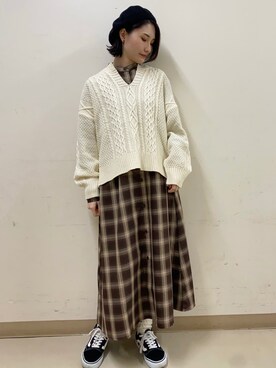 mizukiさん（レディース・160cm）の秋コーディネート