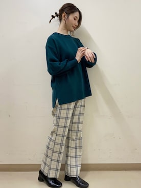 「ニット/セーター」｜mizukiさん（レディース・160cm）の冬コーディネート