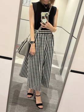「アイテム（スカート）」を使った、☆☆☆さん（レディース・156cm・20代）の夏コーディネート