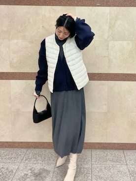ヤマサキ サオリさん(レディース・169cm)の冬コーディネート