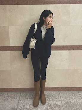 ヤマサキ サオリさん(レディース・169cm)の冬コーディネート