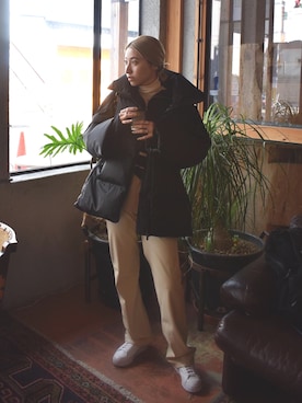 ヤマサキ サオリさん（レディース・169cm）の冬コーディネート