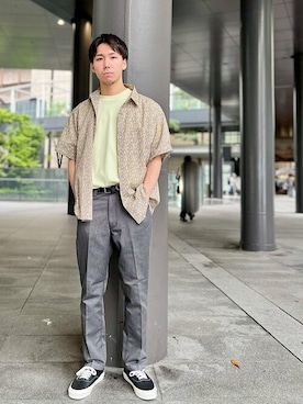 一谷さん(メンズ・174cm)の春コーディネート