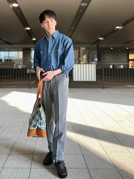 一谷さん(メンズ・174cm)の春コーディネート