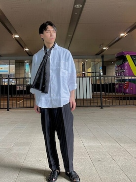 一谷さん(メンズ・174cm)の春コーディネート