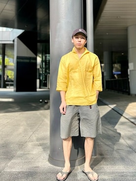一谷さん（メンズ・174cm）の夏コーディネート