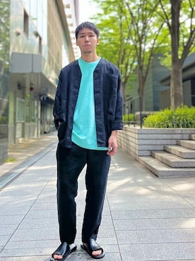 一谷さん（メンズ・174cm）の夏コーディネート