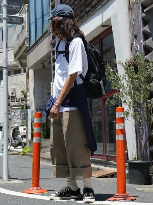 usa製 90s BEN DAVIS ゴリラカット white バギーパンツ usa製 90s BEN DAVIS ゴリラカット white バギーパンツ - メルカリ