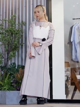 「Firsthand（ファーストハンド）のアイテム（ワンピース/ドレス）」を使った、Firsthandさん（レディース・156cm）の秋コーディネート