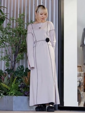 「Firsthand（ファーストハンド）のアイテム（ワンピース/ドレス）」を使った、Firsthandさん（レディース・156cm）の秋コーディネート