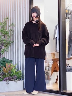 「Firsthand（ファーストハンド）のアイテム（帽子）」を使った、Firsthandさん（レディース・164cm）の秋コーディネート