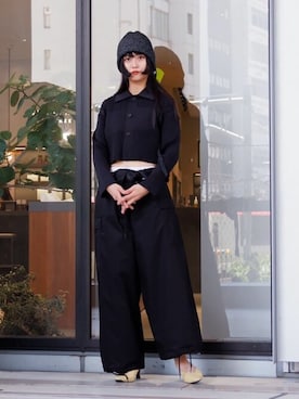 「Firsthand（ファーストハンド）のアイテム（帽子）」を使った、Firsthandさん（レディース・164cm）の秋コーディネート