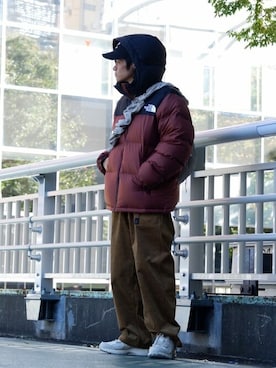 「グラミチ」｜「アイテム（ダウンジャケット/コート）」を使った、Firsthandさん（メンズ・170cm）の秋コーディネート