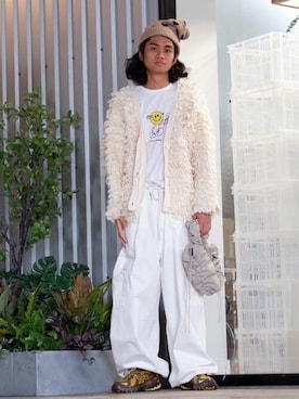 「Firsthand（ファーストハンド）のアイテム（帽子）」を使った、Firsthandさん（メンズ・170cm）の秋コーディネート