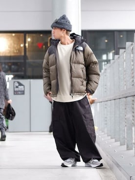 「Firsthand（ファーストハンド）のアイテム（スウェット）」を使った、Firsthandさん（メンズ・172cm）の秋コーディネート