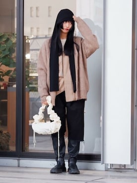 「knit」｜Firsthandさん（レディース・164cm）の冬コーディネート