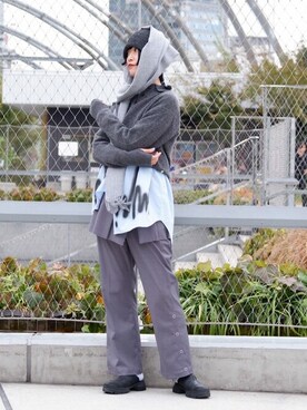 「Firsthand（ファーストハンド）のアイテム（帽子）」を使った、Firsthandさん（レディース・164cm）の冬コーディネート