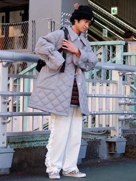 「Firsthand（ファーストハンド）のアイテム」を使った、Firsthandさん（メンズ・170cm）の冬コーディネート