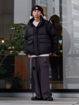 「Firsthand（ファーストハンド）のアイテム」を使った、Firsthandさん（メンズ・172cm）の冬コーディネート