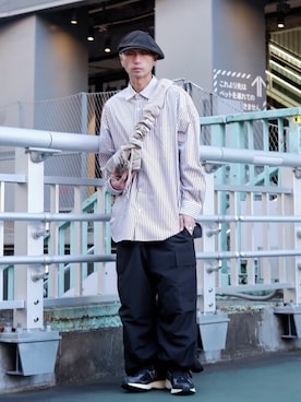 「Firsthand（ファーストハンド）のアイテム」を使った、Firsthandさん（メンズ・172cm）の冬コーディネート