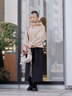 「Firsthand（ファーストハンド）のアイテム（ワンピース/ドレス）」を使った、Firsthandさん（レディース・156cm）の春コーディネート