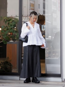 「Firsthand（ファーストハンド）のアイテム（アクセサリー）」を使った、Firsthandさん（レディース・156cm）の春コーディネート