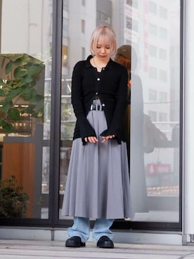 「アイテム（インナーウェア/肌着）」を使った、Firsthandさん（レディース・156cm）の春コーディネート