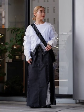 「Firsthand（ファーストハンド）のアイテム（ワンピース/ドレス）」を使った、Firsthandさん（レディース・159cm）の春コーディネート
