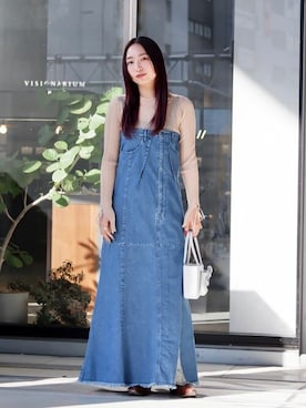 「Firsthand（ファーストハンド）のアイテム（ワンピース/ドレス）」を使った、Firsthandさん（レディース・158cm）の春コーディネート