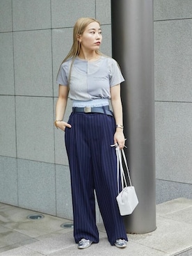 「BASICKS（ベイシックス）のアイテム」を使った、Firsthandさん（レディース・165cm）の春コーディネート