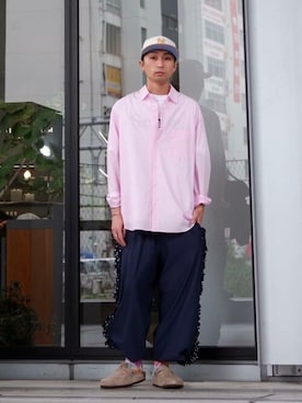「Firsthand（ファーストハンド）のアイテム」を使った、Firsthandさん（メンズ・172cm）の春コーディネート