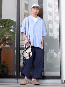「Firsthand（ファーストハンド）のアイテム」を使った、Firsthandさん（メンズ・172cm）の春コーディネート