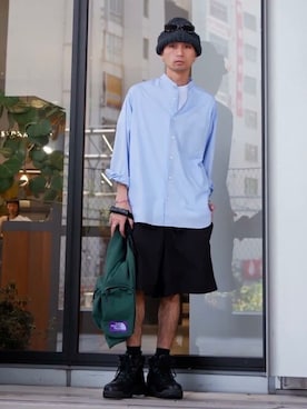 「Firsthand（ファーストハンド）のアイテム」を使った、Firsthandさん（メンズ・172cm）の春コーディネート