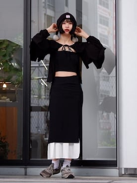 「アイテム（インナーウェア/肌着）」を使った、Firsthandさん（レディース・164cm）の春コーディネート
