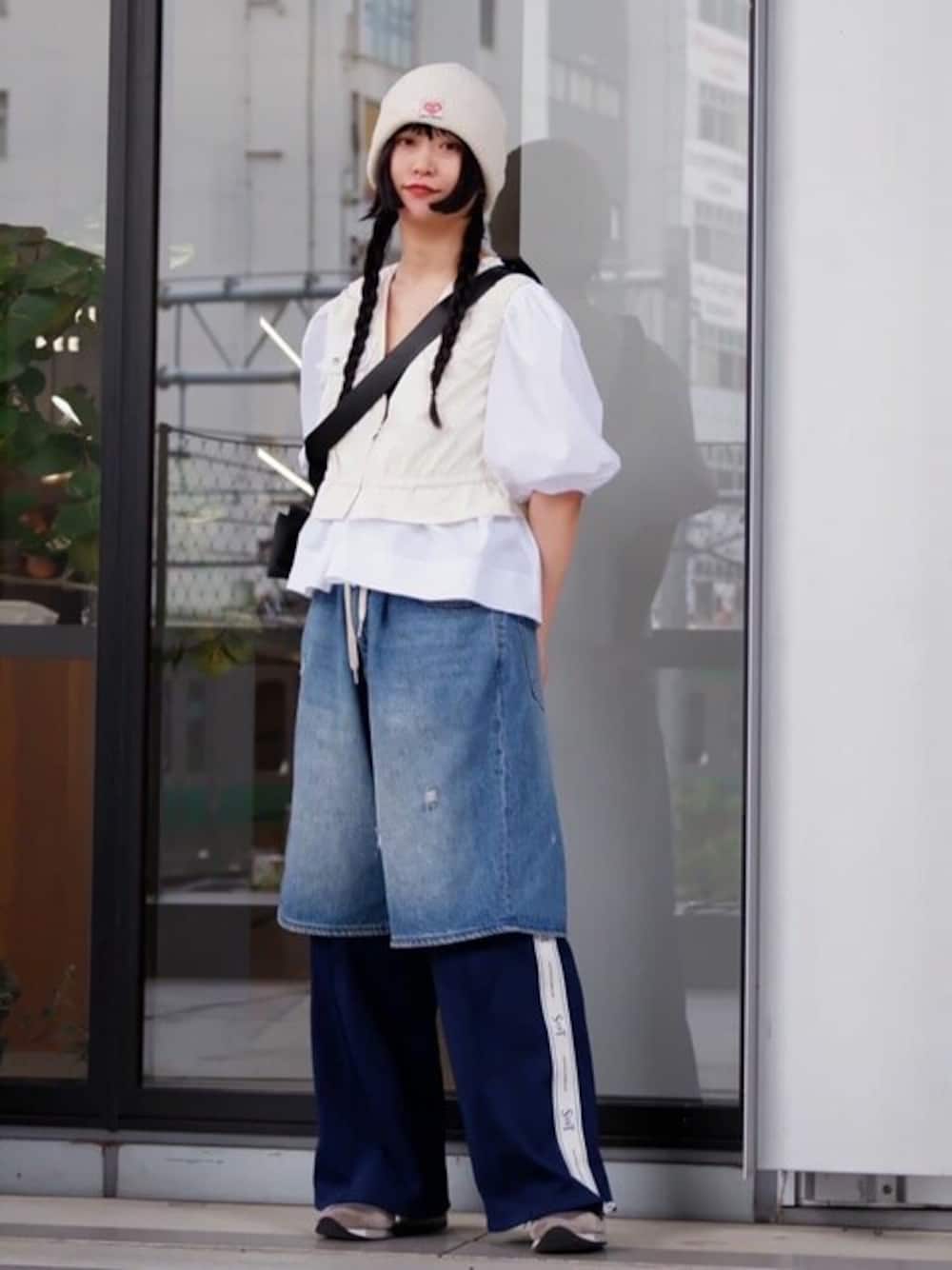Ganni コットンポプリンペプラムブラウス　サイズ36 23AW◇GANNI◇コットンポプリン ペプラムブラウス (Ganni