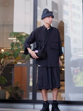 「Firsthand（ファーストハンド）のアイテム」を使った、Firsthandさん（メンズ・172cm）の春コーディネート
