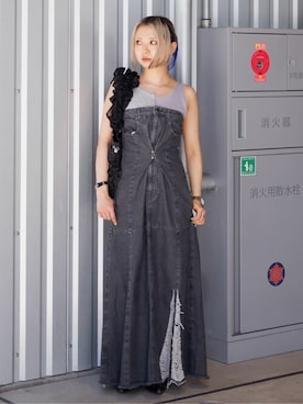 「Firsthand（ファーストハンド）のアイテム（ワンピース/ドレス）」を使った、Firsthandさん（レディース・156cm）の夏コーディネート