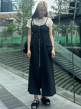 「Firsthand（ファーストハンド）のアイテム（ワンピース/ドレス）」を使った、Firsthandさん（レディース・163cm）の夏コーディネート