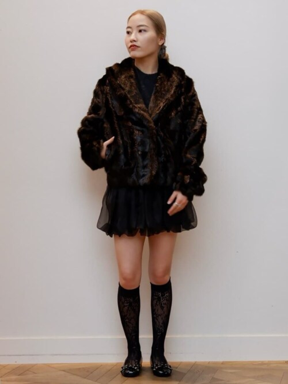 GANNI（ガニー）の「GANNI/ガニー EYELETS BOW BALLERINA