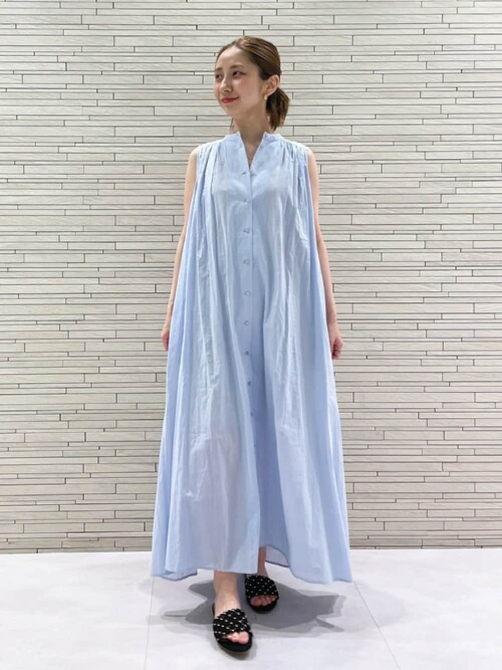 MARIHA 小鳥の歌のドレスマリハNOBLE別注パウダーブルー