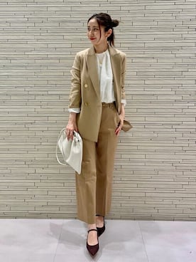 「Noble（ノーブル）のアイテム（その他パンツ）」を使った、noble_naokoさん（レディース・158cm）の冬コーディネート