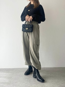 mさん(レディース・152cm)の秋コーディネート