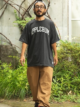 「螟上さ繝ｼ繝・」｜APPLEBUM STAFF STYLINGさん（メンズ・165cm）の夏コーディネート