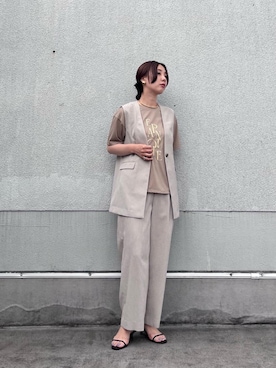 nambaさん（レディース・160cm）の夏コーディネート