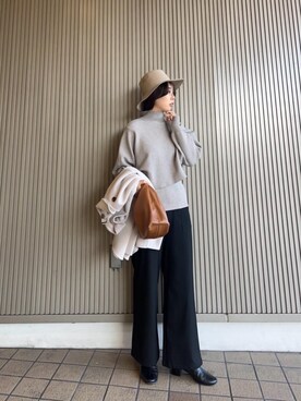 nambaさん(レディース・160cm)の冬コーディネート