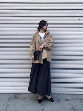 nambaさん（レディース・160cm）の冬コーディネート